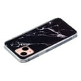 thumbnail image 2 of Dteck for iPhone 13 mini 5.4 inch Case,Marble Texture Design Shockproof Flexible Soft TPU Lightweight Slim Cover Skin Anti Scratch IMD Phone Case,Black Marble, 2 of 5