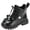 Black Boots, variant on YMUQEIGH Children's Boots Kids Girls' Boots Outdoor Lace Up Boots Ankle Boots Short Toddler/Little Kids Boots Boys' boots
