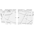 thumbnail image 2 of 14"W x 9 3/8"H x 1"ID x 5"C x 1"P Novo Architectural Grade PVC Contemporary Ceiling Medallion, Two Piece, 2 of 11