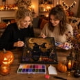 thumbnail image 3 of Halloween Two Witches 3D Pearl Diamond Painting Kit, DIY Special Shape Crystal Diamond Art Set for Adults, Gothic Witch Canvas Wall Decor for Holiday Gift 25x25cm, 3 of 7