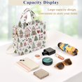 thumbnail image 5 of FORMRS Womens Corduroy Tote Bag Crossbody Shoulder Handbag with Pocket, Green Nordic Christmas, 5 of 7