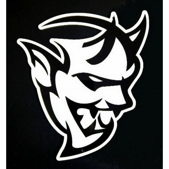 Dodge Demon Cutout Steel Sign - Black