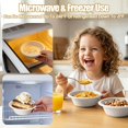 BPPEG 100 Pack 12Oz Paper Bowls White Disposable Compostable ...