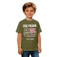 thumbnail image 4 of Lullu Boys America's 250Th Anniversary Tee 4Th of July Short Sleeved T Shirt, Sizes 2-13, 4 of 4