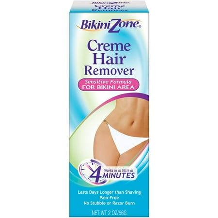 Bikini Zone Ultra-Smooth Bikini Creme Hair Remover, 2 (Best Drugstore Bikini Hair Removal)