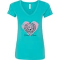 thumbnail image 3 of Inktastic Doodle Mom Women's V-Neck T-Shirt, 3 of 5