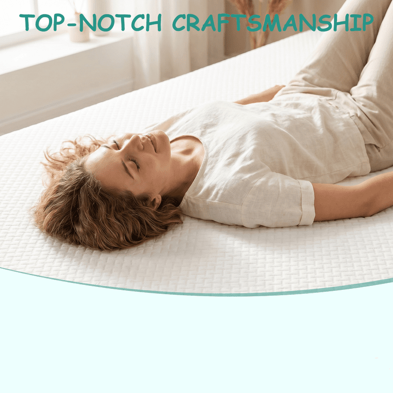 8 inches Full Mattress,Memory Foam Mattress Bed in a Box with Cooling Green Tea Gel, Medium Firm Support