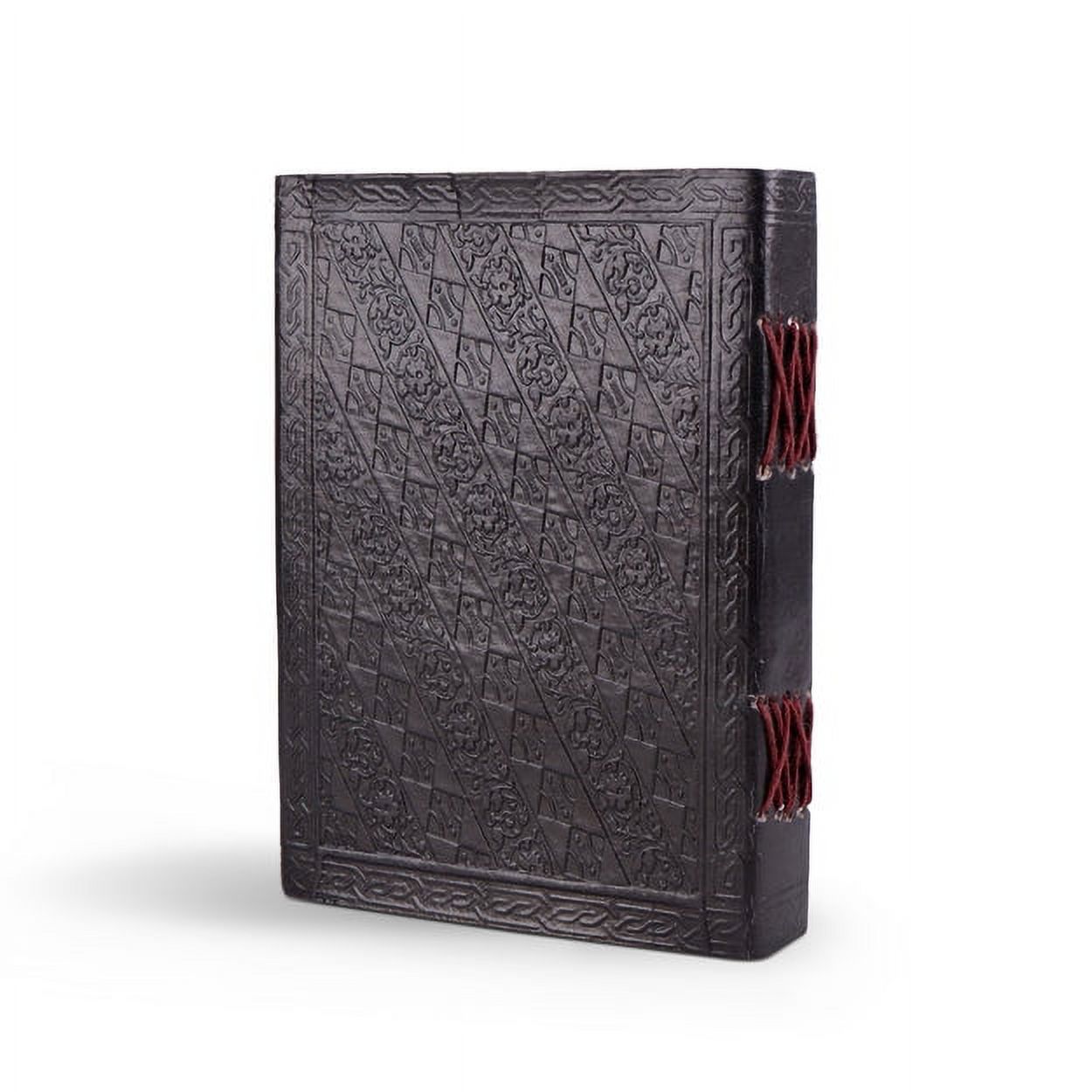 Lapis Lazuli Embossed Vintage Leather Black Journal, Leather Sketchbook, Drawings Journal, Great Gift