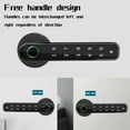 Binmer 3 In 1 Smart Door Lock, Keyless Fingerprint,Password Lock,Easy