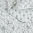 thumbnail image 6 of Floral Printed Reversible Quilted Coverlet Set with Shams, 3-Piece, Full / Queen Size, 6 of 6