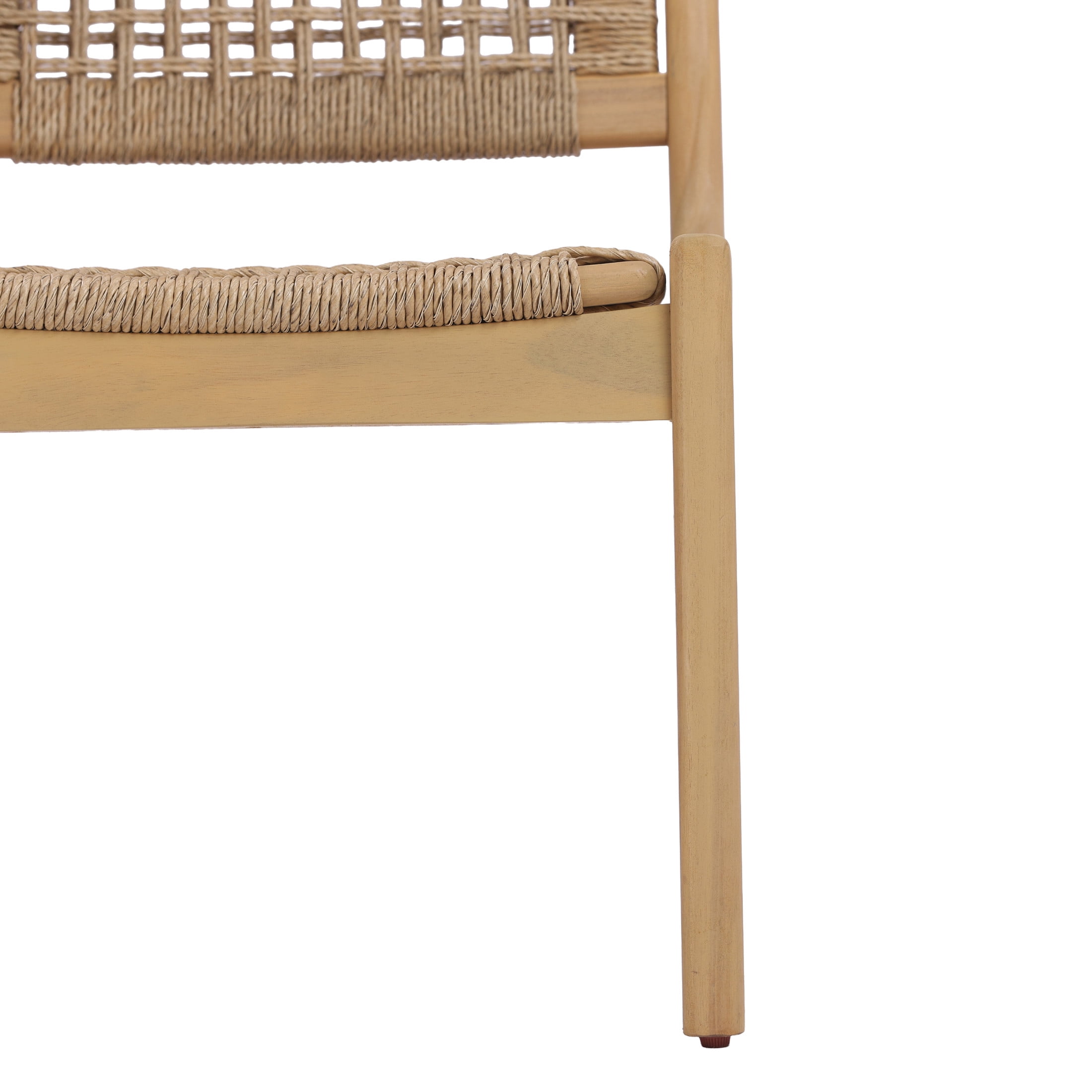Christopher Knight Home 6-Piece Wood Patio Dining Table with Bench and Wicker Chairs Set, Light Brown