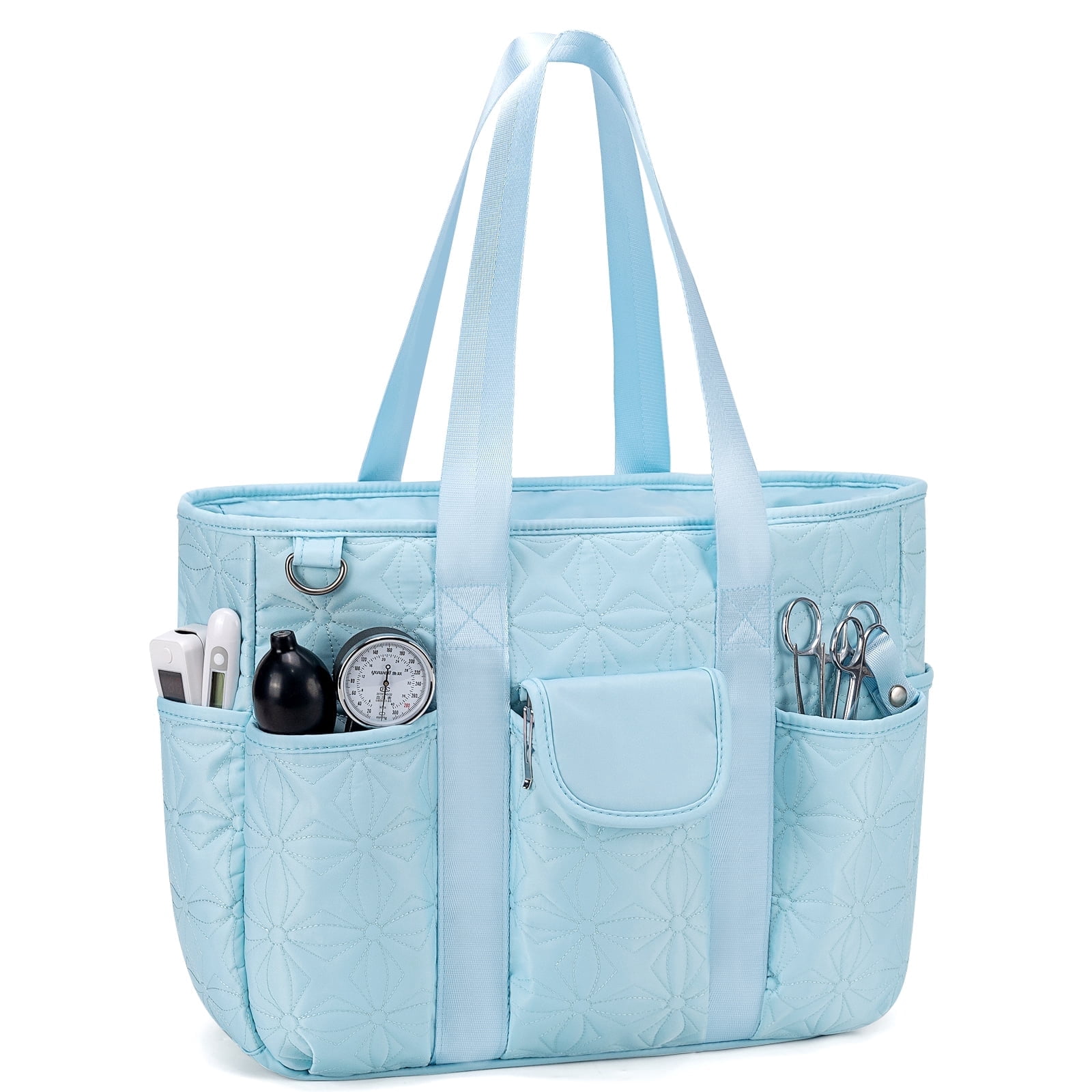 Tote Bag for Women with Multi-Pocket, Kabaqoo Crossbody Work Bag for Casual Dating College