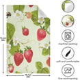 thumbnail image 3 of Coolnut Kitchen Dish Towels, Strawberry Kitchen Towels Set of 4 Super Soft Absorbent Dish Towels Set Microfiber Polyester Kitchen Dish Cloths Decorative Tea Towels, 28x18 Inch, 3 of 7