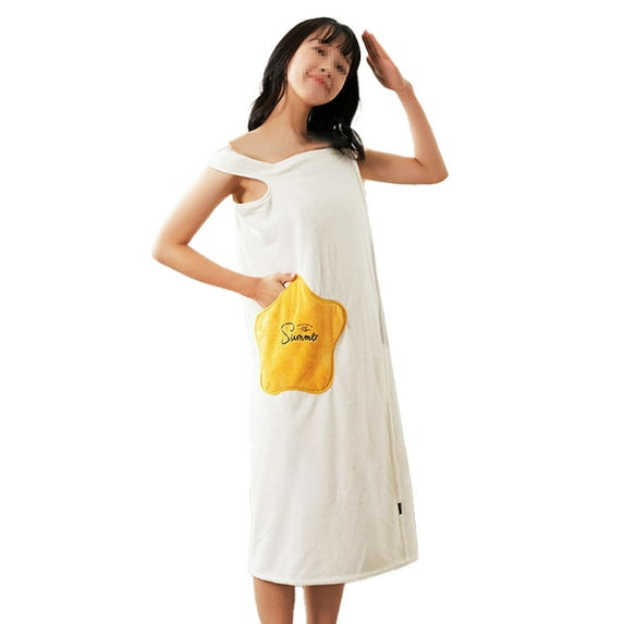 Women's Spa Wrap Robe Set Soft Cozy Absorbent Microfiber Bath Towe