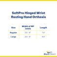 thumbnail image 3 of SoftPro Hinged Wrist Resting WHO L3915, L3916 - Orthosis for Wrist Flexion Synergy Control - OCSI by Brace Direct, 3 of 7