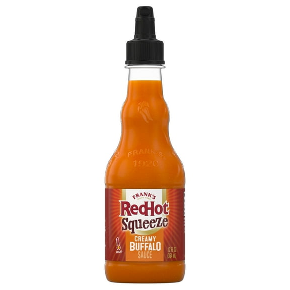Frank's RedHot Creamy Buffalo Squeeze Hot Sauce, 12.0 fl oz