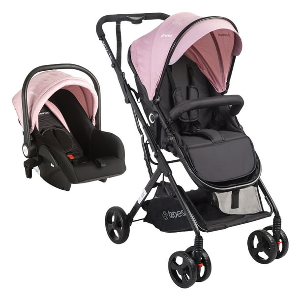 Carriola para bebe y Portabebe para auto - Asiento Giratorio 360º - Hasta 4 Años o 15 kg