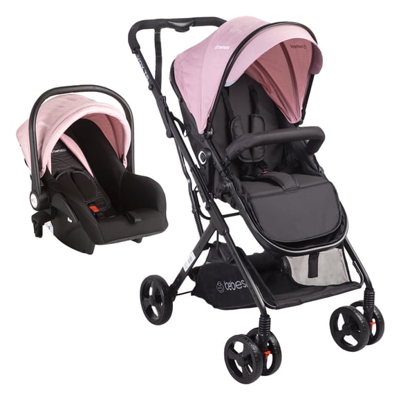 Carriola para bebe y Portabebe para auto - Asiento Giratorio 360º - Hasta 4 Años o 15 kg