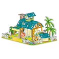 thumbnail image 1 of 4 unids/set rompecabezas de juguete de mano de obra fina capacidad de concentración fácil de instalar casa de niños rompecabezas 3d regalo de cumpleaños, 1 of 5