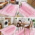 thumbnail image 5 of Pink Coastal Area Rugs 2.7'x5', Washable Small Throw Rugs for Kitchen Bedroom, Summer Ocean Sea Ombre Starfish Corals Indoor Outdoor Rug Non-Slip Low Pile Carpet Runner Reversible Floor Mats, 5 of 8