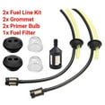 2 Set Whipper Snipper Line Trimmer Cutter Fuel Line Filter Hose Pipe