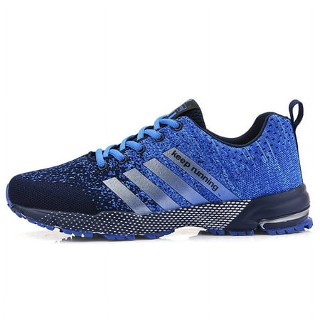 Mens and womens flats fashion casual sneakers couple walking shoes plus size breathable fitness running shoes men shoes ZIYIJS