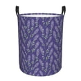 thumbnail image 2 of Goofa Lavender Flowers Printed Circular Hamper,Laundry Basket with Handles,Storage Baskets Foldable,Large Capacity Laundry Hamper-Medium, 2 of 8