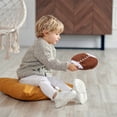 thumbnail image 4 of MasteelfCA 1Pc Plush Rugby-shaped Flying Disc Dog Interactive Throwing Toy Pet Training Toy, 4 of 7