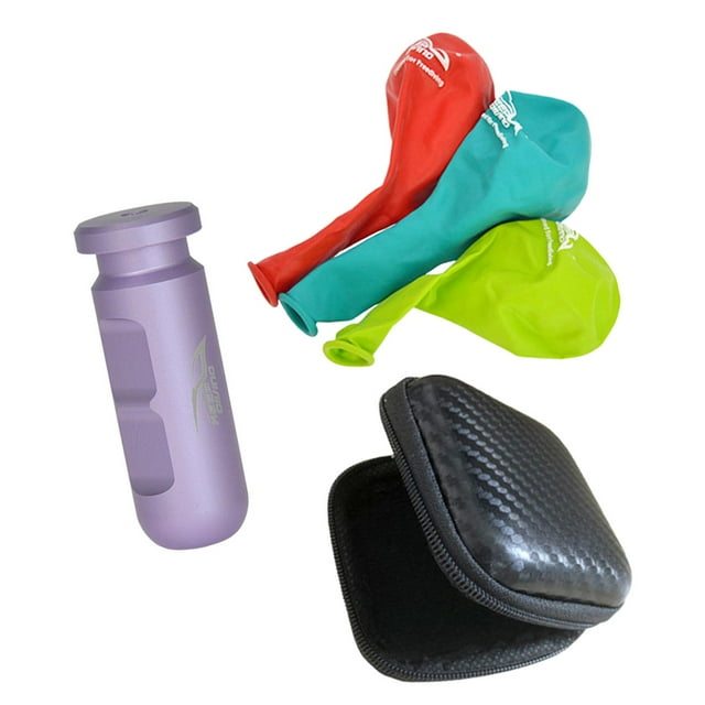 Ecualización Del Oído Para Apnea Con Caja De Almacenamiento Equilibrio De Presión Del Oído Para Apnea, Color Morado