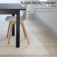 thumbnail image 5 of JHyouerji 1.5mm Thick Clear PVC Floor Protector Mat Non Slip Easy Clean Frosted Scratch Resistant Mat for Hardwood Office Chair, 5 of 7