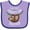 Lavender and Purple, variant on Inktastic Our 1st Mothers Day Together Cute Mom and Baby Sloth Boys or Girls Baby Bib