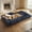 Black, variant on Foldable Human Dog Bed for Adult, Orthopedic Memory Foam Dog Bed for Humans, Waterproof Human Dog Bed for People, Faux Fur Human Sized Dog Bed,Gray