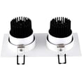 thumbnail image 4 of 14W LED Grille Grid Ceiling Recessed Flushed Mounted Rectangle Light Lighting Gimble Picture Project White-Finish Pure White, 4 of 4