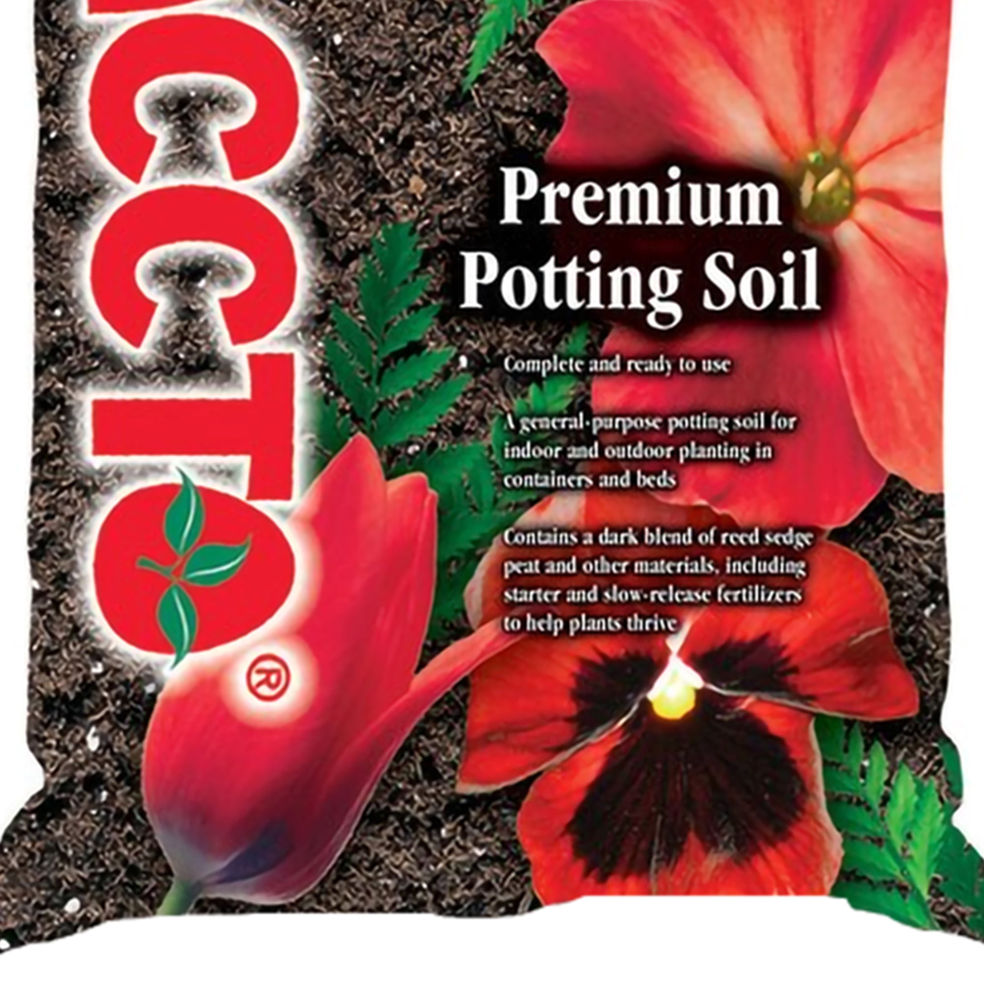 Michigan Peat Baccto All Purpose Potting Soil with Perlite, 25 lbs (8 Pack)
