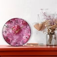 thumbnail image 6 of YAZAOO Decorative Wall Clock Size：25cm Colorful Wings Design Pattern Clock, 6 of 10