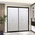 thumbnail image 6 of Static Cling Window Privacy Film - 17.7 x 39.4 Inch Glass Sticker, Frosted Decorative for Bathroom Bedroom Office, UV Block Heat Control, 6 of 10