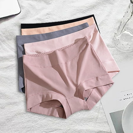 

rygai Women Panties Graphene Crotch Stretchy High Waist Tummy Tightening Anti Exposure Briefs for Daily Wear Dark Gray 3XL