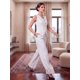 thumbnail image 4 of Conjunto Elegante de 2 Piezas Chaleco Entallado y Pantalón Palazzo para Mujer, 4 of 5
