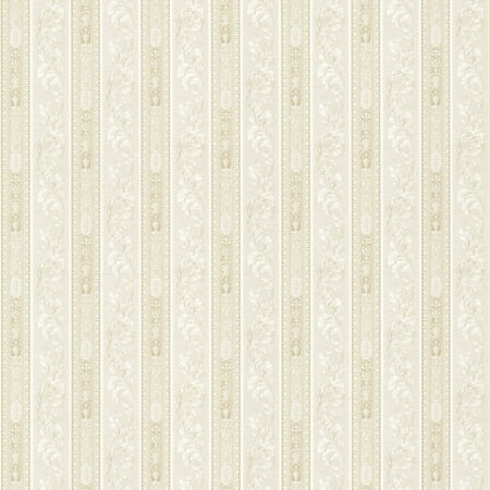 Scroll Stripe Wallpaper - Mirage Lorenza Scroll Stripe Wallpaper