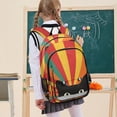 thumbnail image 7 of FORMRS Unisex School Backpack 17" Student Travel Bag with Laptop Compartment, Black Cat, 7 of 7