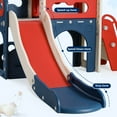 thumbnail image 2 of Pirecart 8 in 1 Kids Slide Set, Toddler Climber Slide Play Set With Basketabll Hoop, Tunnel, Telescope and Ball, 2 of 8