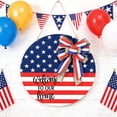 thumbnail image 5 of Door Sign,Americana Decor,American Memorial Day Door Sign,12*12IN 250th Anniversary USA Patriotic Door Sign,Independence Day Wreath(P-A), 5 of 8