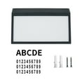 thumbnail image 1 of House Numbers Solar Powered Address Sign LED Illuminated Outdoor Metal Plaque Lighted Up for Home Yard Street, 1 of 3