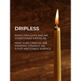 thumbnail image 3 of Taper Candles CANDWAX Gold 20cm Set of 4 Christmas Dripless, 3 of 7