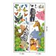 thumbnail image 2 of Tz-animal3Pegatinas de pared de animales, decoración de elefante, orangután, cebra, jirafa, mariposa, león, rinoceronte, antílope, hipopótamo, ardilla, decoración de pared artesana, 2 of 5