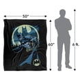 thumbnail image 5 of Batman Blanket, 50"x60", Heed The Call Rope Silky Touch Sherpa Back Super Soft Throw Blanket, 5 of 5
