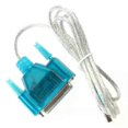 thumbnail image 1 of USB to Printer DB25 25-Pin Parallel Port Cable Adapter, 1 of 2
