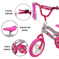 thumbnail image 2 of Bicicleta Infantil Niñas R12 Ruedas Auxiliares Goma Unibike - Power, 2 of 7