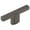 Gun Metal, variant on Schaub And Company 20010-MB Quadrato 2-1/2" "T" Bar Industrial Luxury Modern Diamond