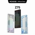 thumbnail image 2 of MCHOSE Z75 Metal Top Cover Mechanical Gaming Keyboard Tri-mode Wireless Hot-Swap Gasket Structure Customized Pc Accessories, 2 of 10